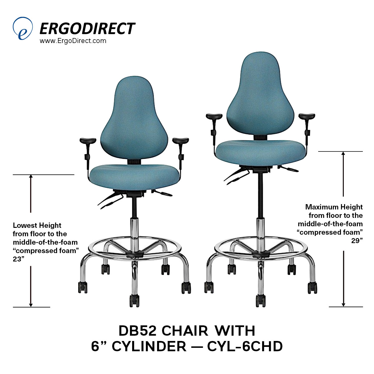 DB52 6 inch cylinder